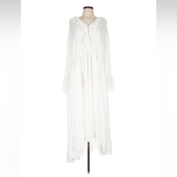 NEW FREE PEOPLE Sweet Darlin Maxi Dress l - Picture 5 of 6